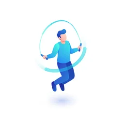 حاسبة سعرات نط الحبل - السعرات المحروقة (بطيء ومتوسط وسريع)